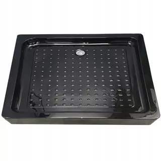 Obdĺžniková vaňa 110 × 90 SXL04B čierna + sifón 15cm hlboký vysoký